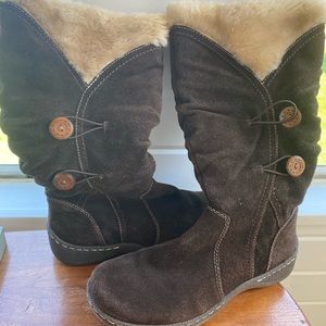 St Johns Bay furry boots